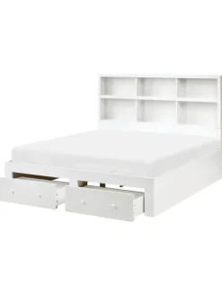 Doppelbett TARARE in Weiß - (W) 164 x (H) 125 x (L) 220 cm