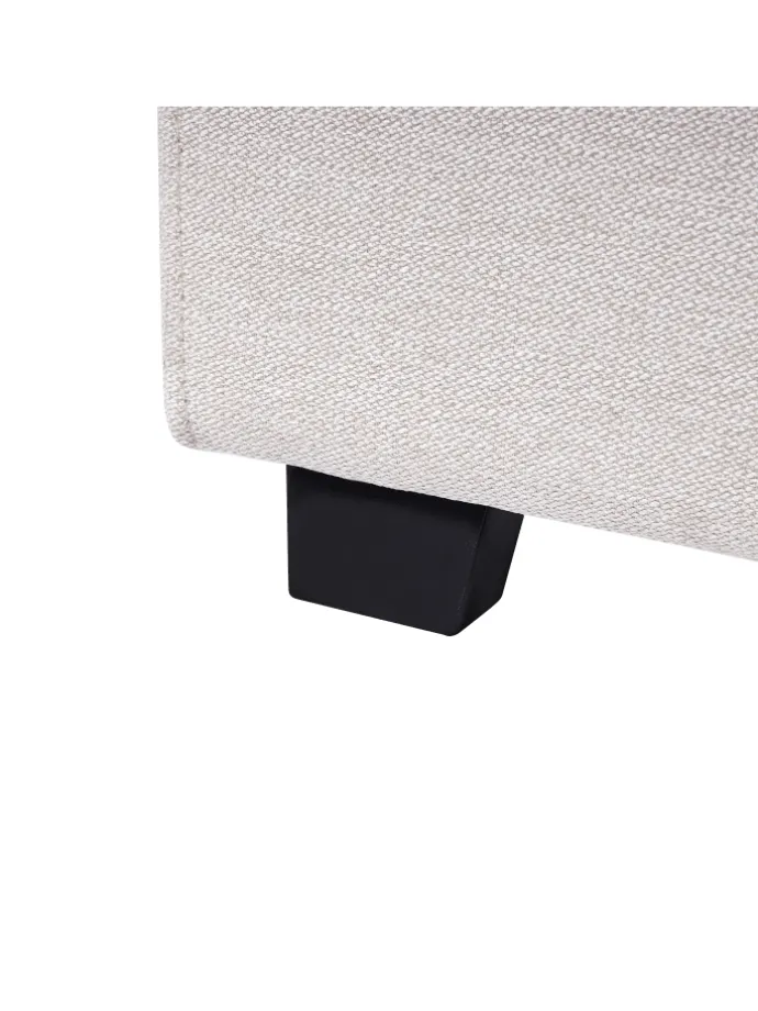 Doppelbett VAUCLUSE in Weiß - (W) 194 x (H) 112 x (L) 214 cm