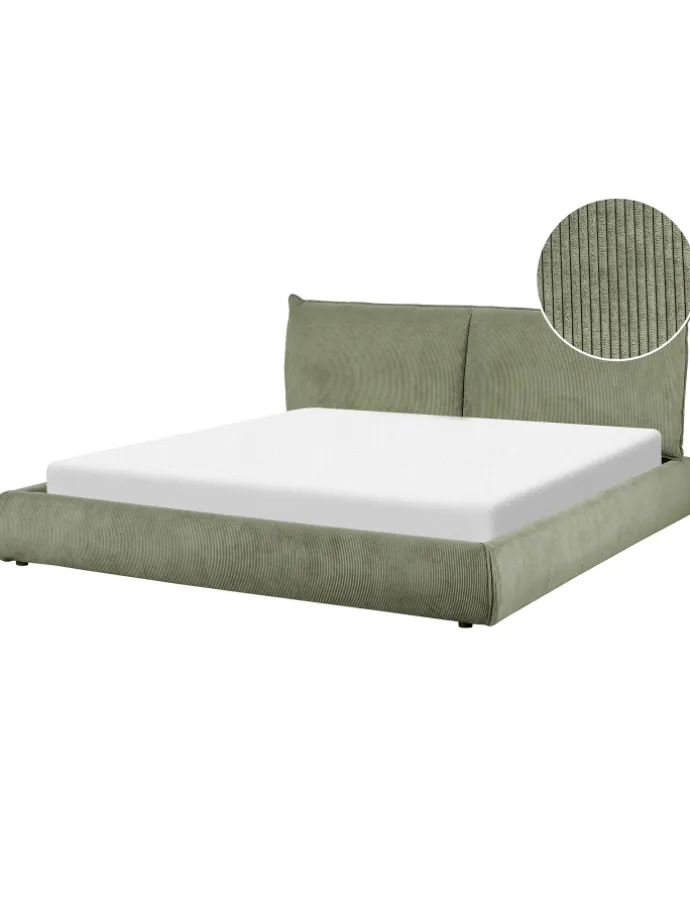 Doppelbett VINAY in Grün - (W) 196 x (H) 90 x (L) 233 cm