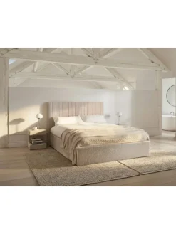 Doppelbett VION in Beige - (W) 157 x (H) 110 x (L) 216 cm