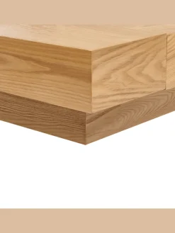 Doppelbett ZEN in Braun/Weiß - (W) 328 x (H) 86 x (L) 229 cm