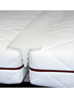 Doppelbett-Brücke in weiß