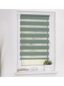 Doppelrollo in Salbei