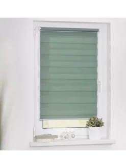 Doppelrollo in Salbei