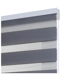 Doppelrollo in Silber