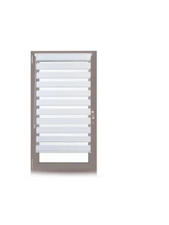 Doppelrollo Klemmfix in Weiß - (B)56 x (H)156 cm