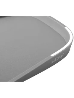 Doppelseitiges Schneidebrett in Grau - (L)39 x (B)24,5 cm