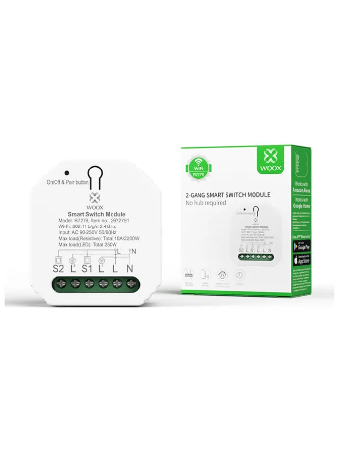 Drahtloses Schaltermodul "WOOX R7279" in Weiß