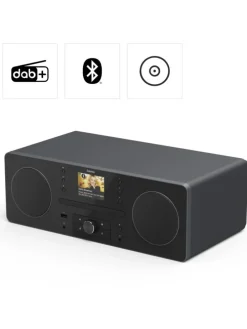 DR1560CBT, DAB+/FM/CD/Bluetooth® in Schwarz