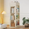 Drehbares Bücherregal mit 360-Grad-Drehfunktion 142×63×63 cm