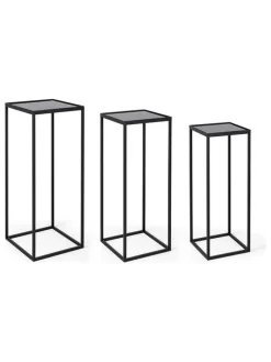 Dreisatztisch ''Nucleos'' in Schwarz