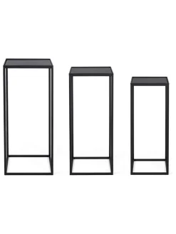 Dreisatztisch ''Nucleos'' in Schwarz