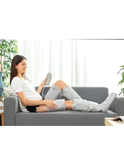 Druckluft-Beinmassagegerät in Grau