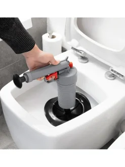 Druckluftpistole in Grau