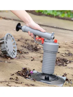 Druckluftpistole in Grau