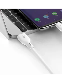 Dudao USB/Lightning Kabel 3A 2m – Weiß