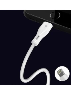 Dudao USB/Lightning Kabel 3A 1m – Weiß