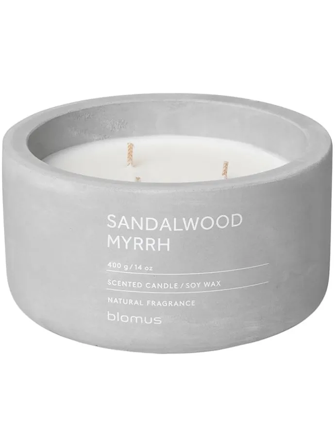 Duftkerze ''Fraga'' in Grau - 400 g