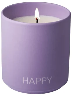 Duftkerze ''Happy'' in Lila - 260 g