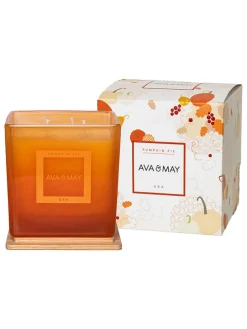 Duftkerze "Pumpkin Pie" in Orange - 550 g