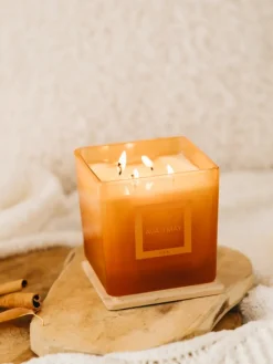 Duftkerze "Pumpkin Pie" in Orange - 550 g