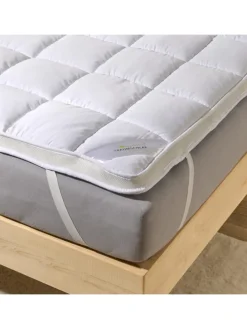 Duo Klima Matratzentopper in weiß