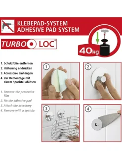 Duschablage in Silber - (B)26,5 x (H)10,5 x (T)20 cm