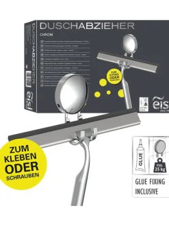 Duschabzieher in Chrom - (B)25 cm