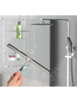 Duschabzieher in Chrom - (B)25 cm