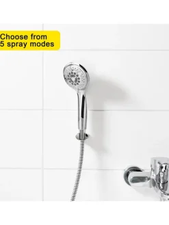 Duschkopf Handbrause in Silber