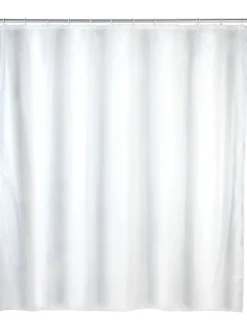 Duschvorhang in Weiß - (L)200 x (B)120 cm