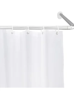 Duschvorhang-Winkelstange in Silber