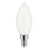 E14 LED-Leuchtmittel in Warmweiß EEK E A bis G Ø 3.5 cm in Matt Opalweiß