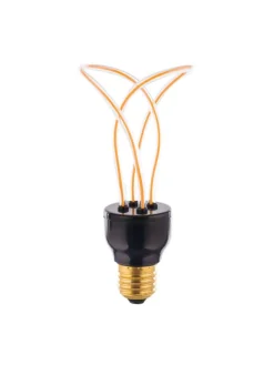 E27 LED-Leuchtmittel in Warmweiß EEK G A bis G Ø 7.5 cm in Gold