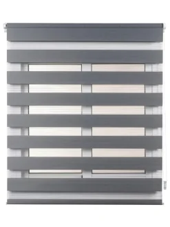 Easyfix-Doppelrollo in Grau