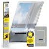 EASYmaxx Insect Protect Teleskop-Insektenschutzgitter für Dachfenster