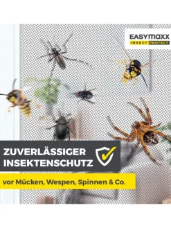EASYmaxx Insect Protect Teleskop-Insektenschutzgitter für Dachfenster