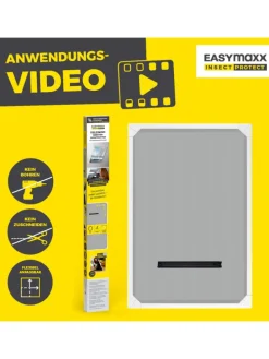 EASYmaxx Insect Protect Teleskop-Insektenschutzgitter für Dachfenster