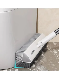 Eckbürste in Grau - (L)133 x (B)23 cm