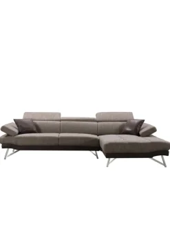 Ecksofa H92, Rechts, braun