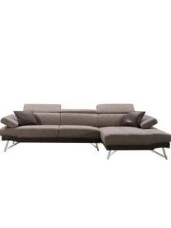 Ecksofa H92, Rechts, braun