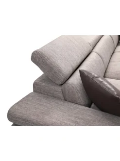Ecksofa H92, Rechts, braun