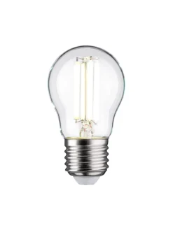Eco-Line Filament 230V LED Tropfen E27 1er-Set 80 mm 525lm 2,5W 4000K Klar A