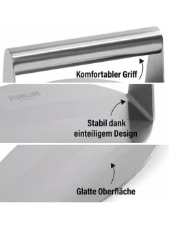 Edelstahl-Burger-Smasher - Ø 14 cm
