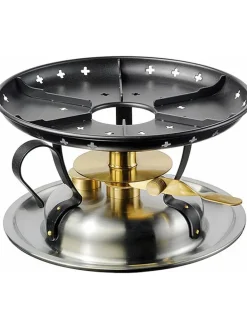 Edelstahl-Dochtenbrennerrechaud "Classic" - Ø 22 cm