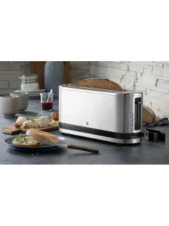 Edelstahl-Langschlitz-Toaster 