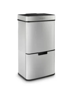 Edelstahl-Recycling-Mülleimer - 69 l