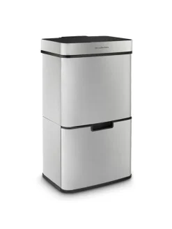 Edelstahl-Recycling-Mülleimer - 64 l