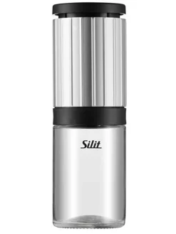 Edelstahl-Salz-/Pfeffermühle - (H)14 cm