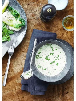 Edelstahl-Saucenlöffel ''Nuova 233'' - (L)18 cm